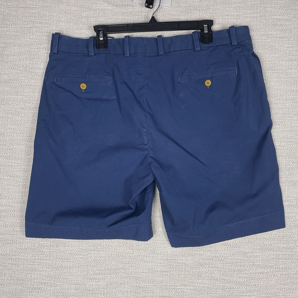 Brooks Brothers Bermuda Short 40x8.5 Flat Front Blue‎ Preppy GUC - Picture 3 of 10
